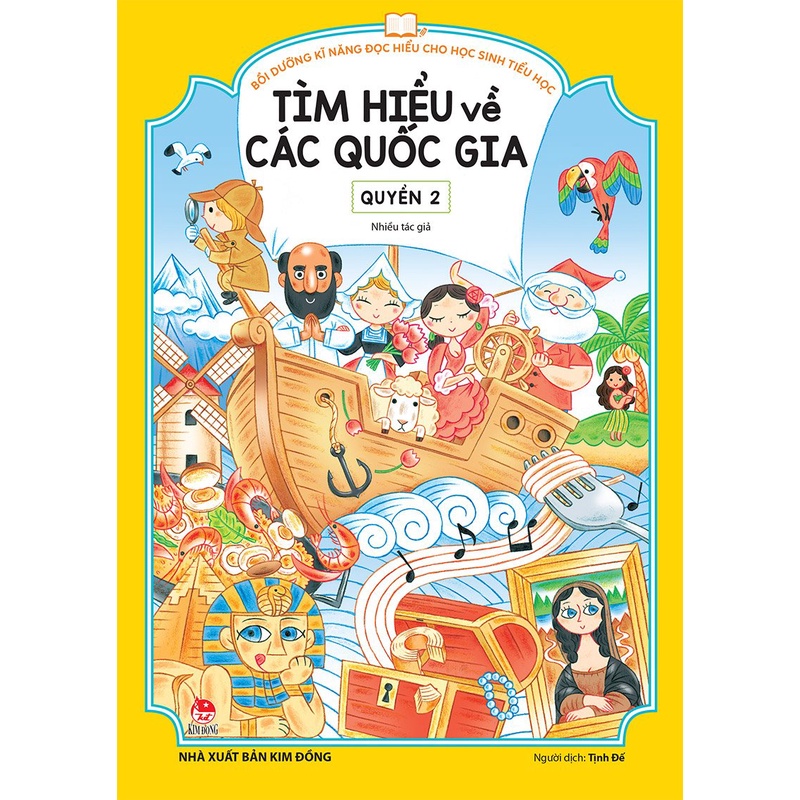 Sách - Bồi dưỡng kĩ năng đọc hiểu cho học sinh tiểu học - Tìm hiểu về các quốc gia - Quyển 2