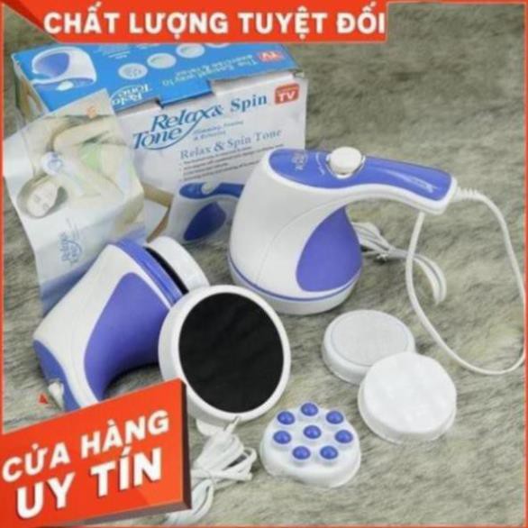 [ HÀNG CHÍNH HÃNG ] Máy mát xa cầm tay - Máy massage trị liệu đau nhức toàn thân 5 đầu Relax