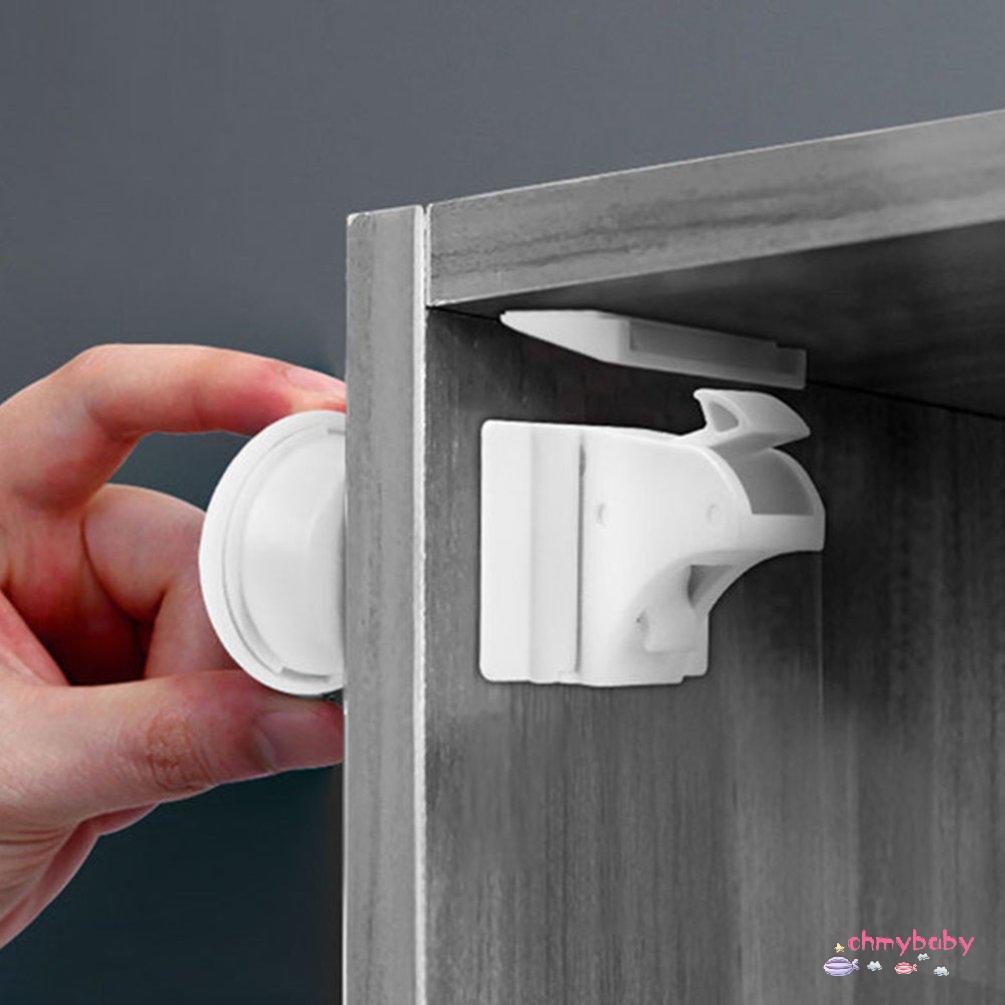Khóa cửa ngăn kéo/ cửa lớn/ tủ từ tính bảo vệ đa năng an toàn cho bé