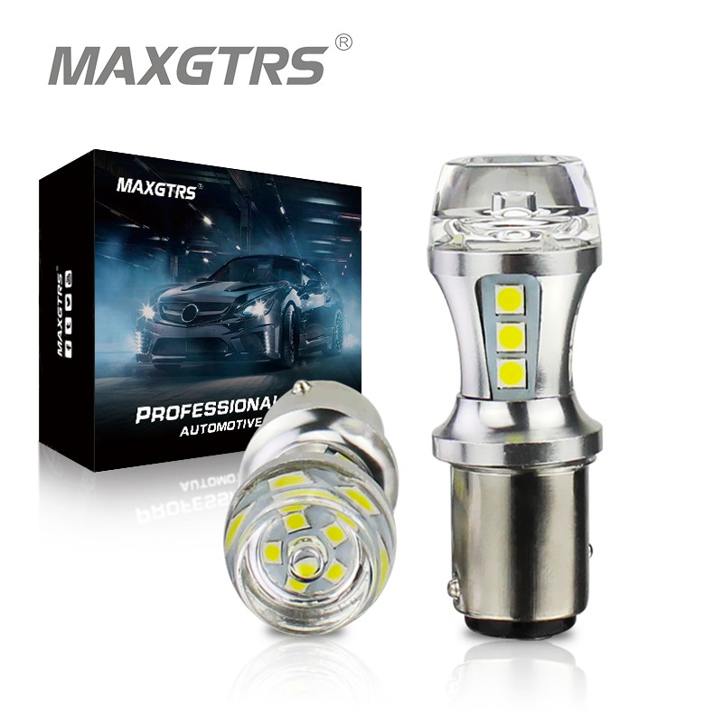 Set 2 Bóng Đèn Led Xi Nhan MAXGTRS P21 / 5w Bay15D 1157 Chuyên Dụng Cho Xe Hơi