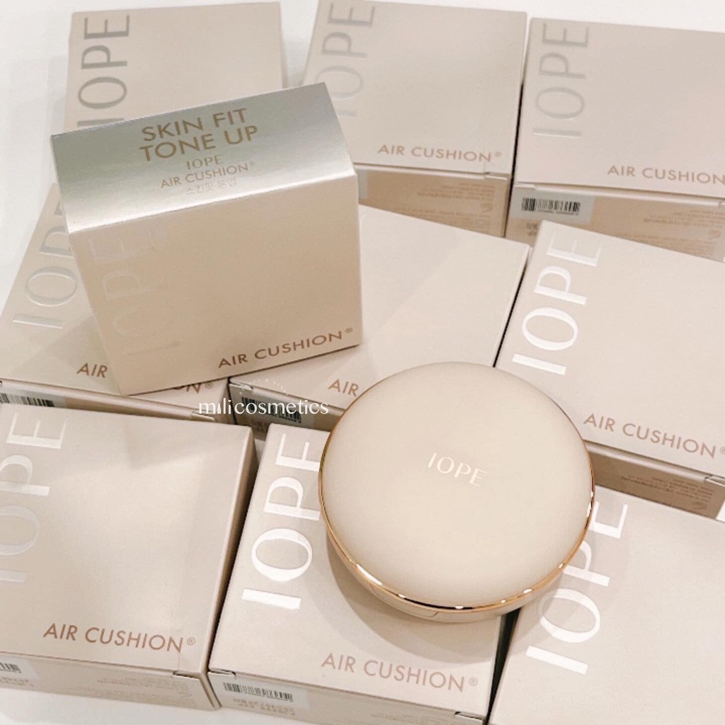 Phấn nước IOPE Air Cushion Skin Fit Tone Up SPF42 PA+