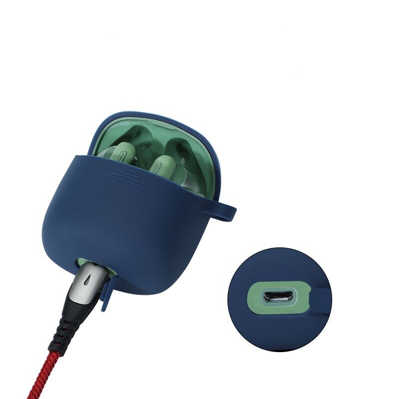 Vỏ bọc silicone bảo vệ hộp sạc tai nghe không dây Jbl Tune 220 Tws T220 Tws