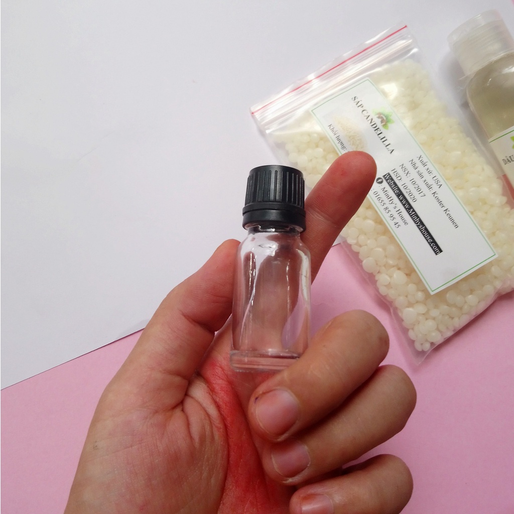 Combo Chai lọ hũ thủy tinh chiết nước hoa mỹ phẩm