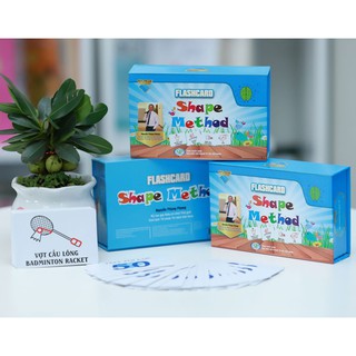 Flashcard 100 số - shape method