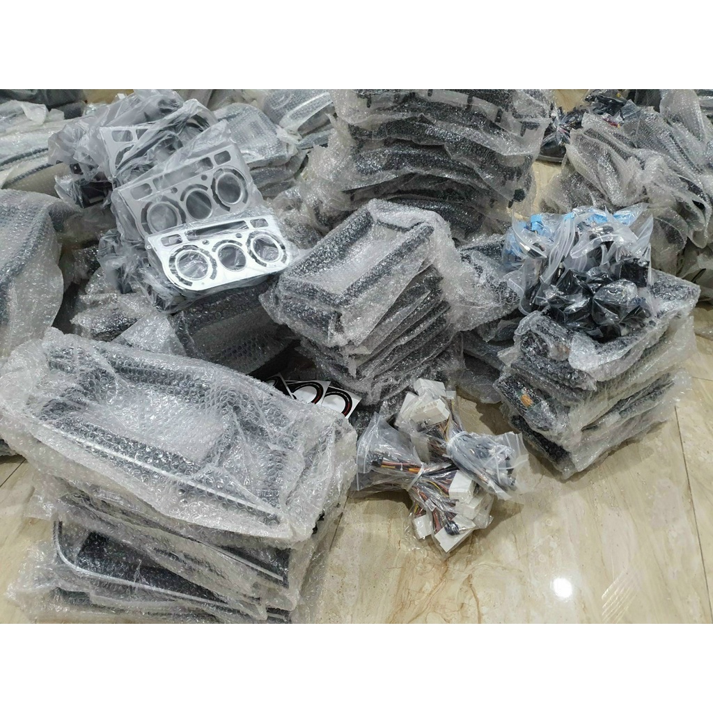 MẶT DƯỠNG LẮP MÀN HÌNH ANDROID CHO XE FORD FIESTA 2009-2017 KÈM JACK NGUỒN