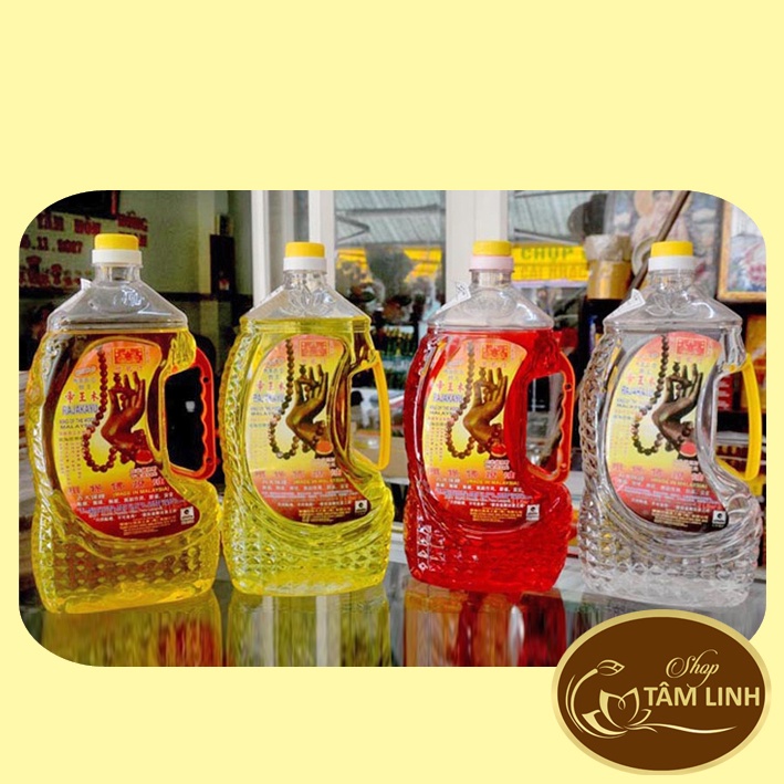 DẦU CÁT TƯỜNG LƯU LY Chai 2 Lít. Nhiều màu không mùi không khói.