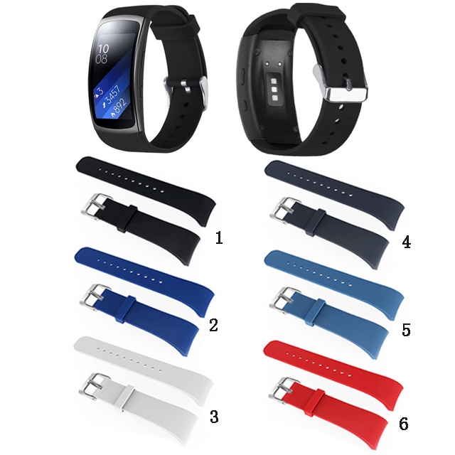 Dây đeo tay bằng silicon chuyên dùng cho đồng hồ Samsung Gear Fit 2 Pro