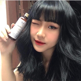 Thuốc nhuộm tóc màu xanh dương đen
