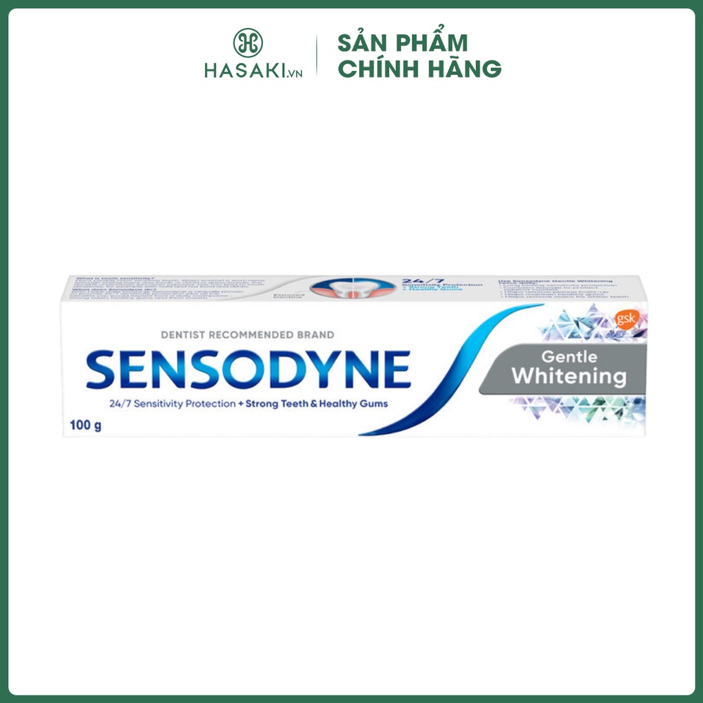 Kem Đánh Răng Sensodyne Gentle Whitening Làm Sáng Răng 100g