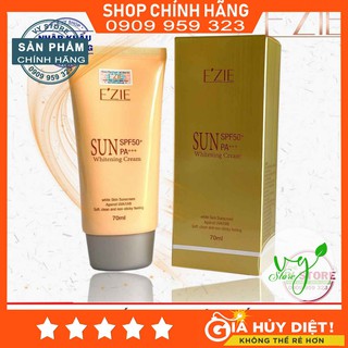 Nhập Khẩu HQ - Kem Dưỡng Trắng Da Chống Nắng Ezie SPF50+ PA++