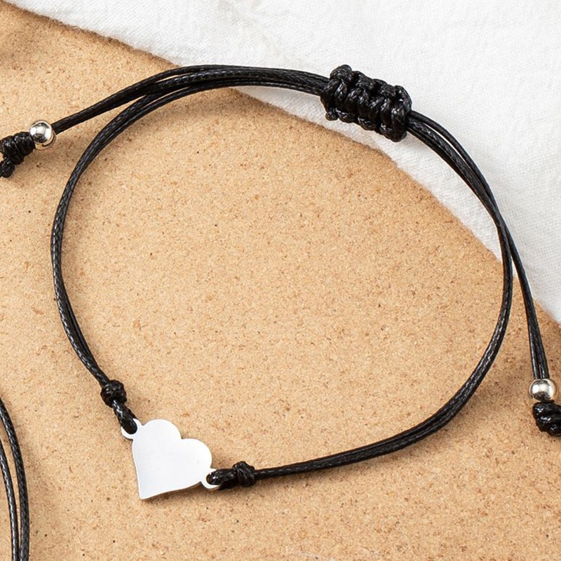 Set 4 Vòng Tay Trái Tim Ghép Đôi Cho Mẹ Và Con Gái