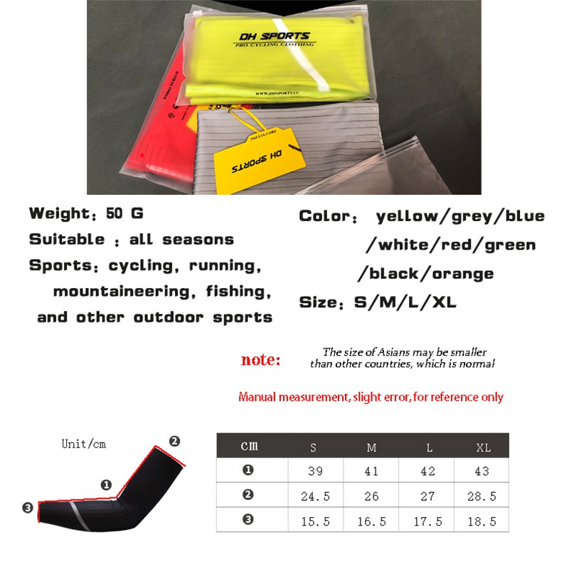 Ống tay áo chống nắng chống tia UV chất lượng dành cho hoạt động thể thao