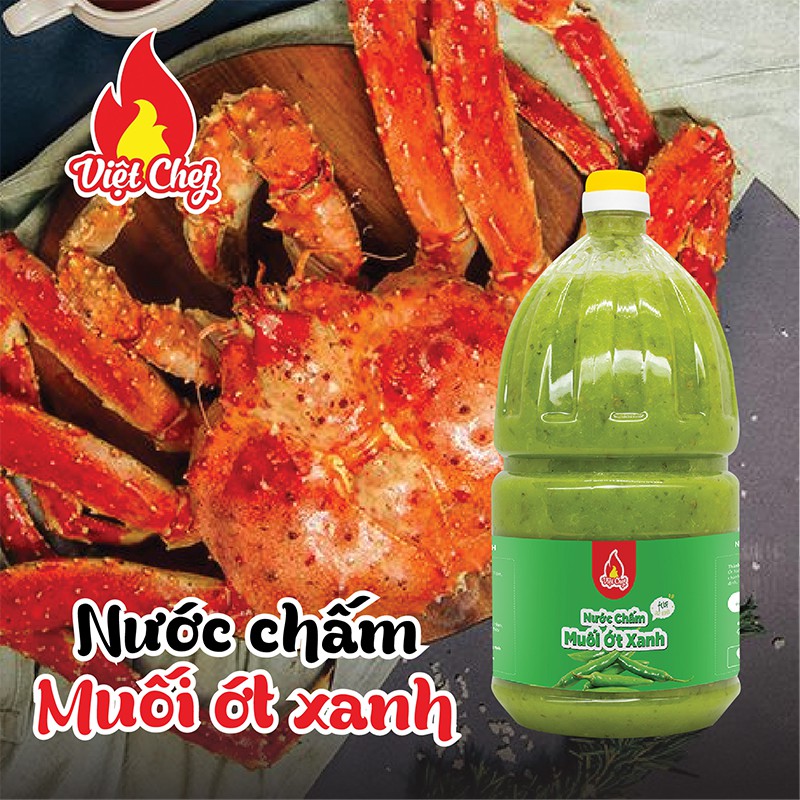 NƯỚC CHẤM MUỐI ỚT XANH CAN 2L - Nước chấm đồ nướng | BigBuy360 - bigbuy360.vn
