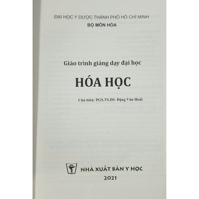 Sách - Hoá học (Giáo trình giảng dạy) (Hcm)