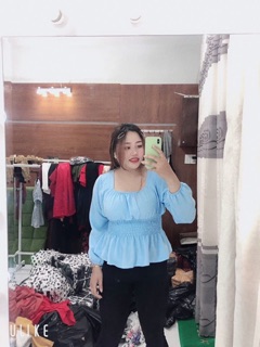 Áo kiểu thun eo #bigsize 60 - 85 kí