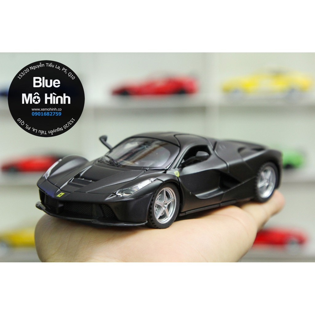 Blue mô hình | Xe mô hình Ferrari LaFerrari 1:32 – Đen mờ