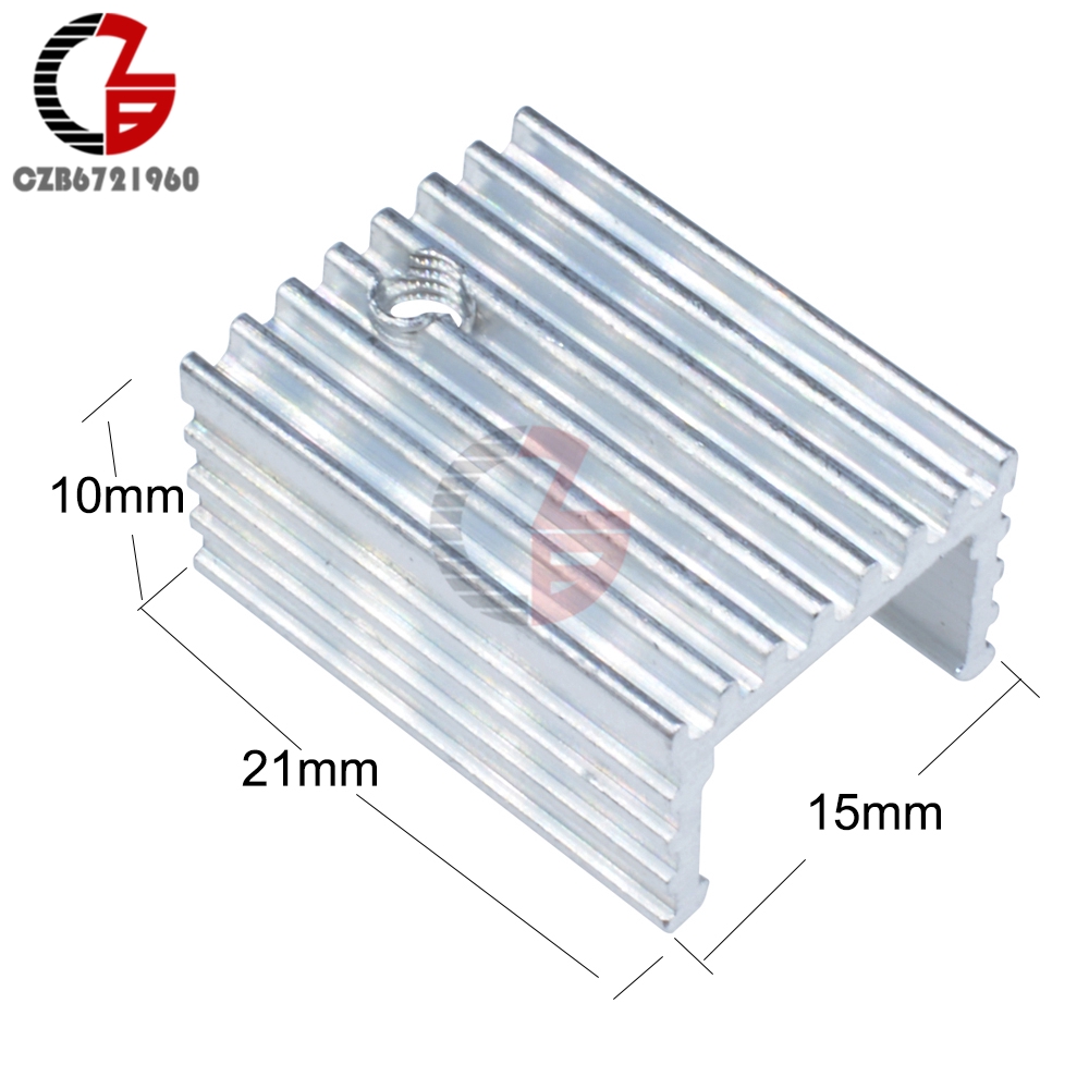 Bộ 20 tản nhiệt bằng nhôm TO-220 chất lượng cao 21x15x10mm | BigBuy360 - bigbuy360.vn