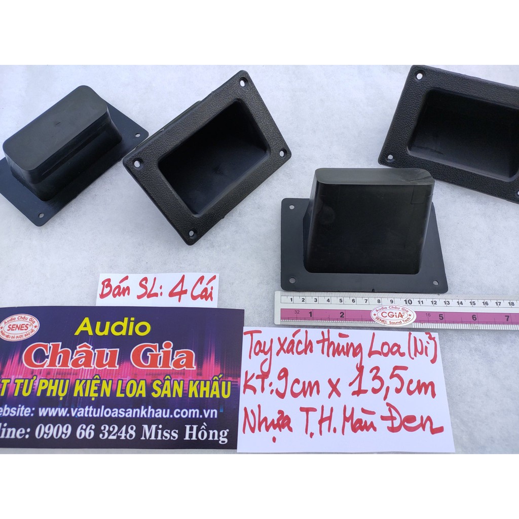 Tay xách thùng loa 9cm x 13.5cm 4 cái Audio châu gia