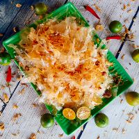 1kg bánh tráng trộn sa tế hành phi