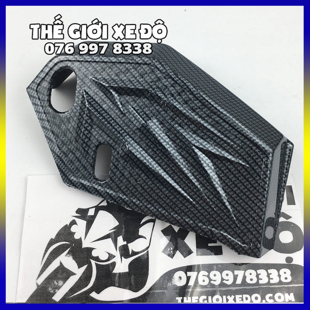 Ốp nắp bình nước AB 160 125 cc 2023 cacbon - phụ kiện đồ chơi ốp carbon Air Blade nắp bình giải nhiệt