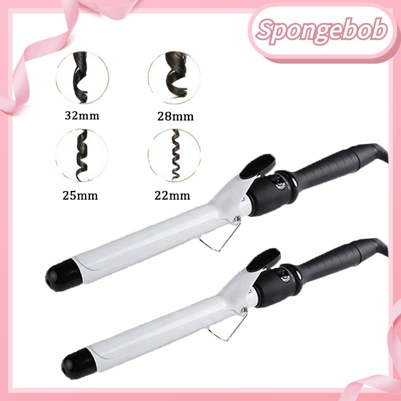 Uốn sắt chuyên nghiệp máy uốn tóc cầm tay 22mm 25mm 28mm 32mm Công cụ tạo kiểu tóc Phong cách sóng lớn bằng gốm