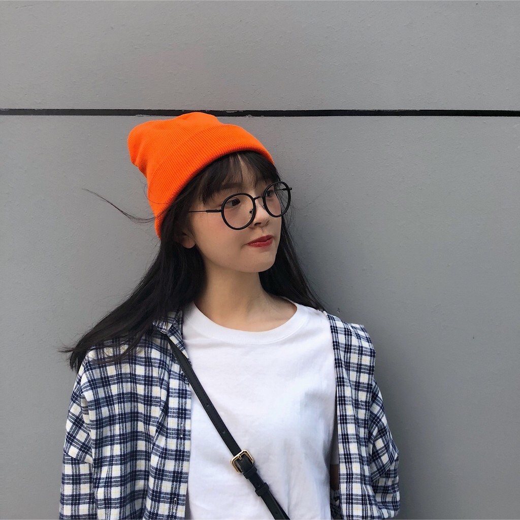 Mũ Len Beanie Cá Tính - Nón Len Trơn Hàn Quốc Thời Trang Hàng Xuất Hàn