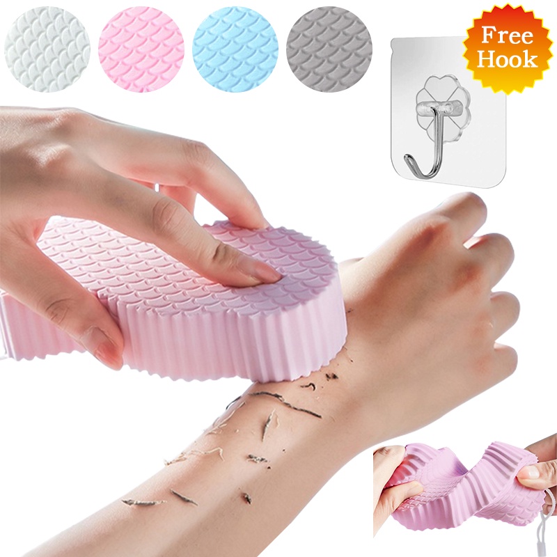 Miếng xốp chà lưng tẩy tế bào chết không đau khi tắm