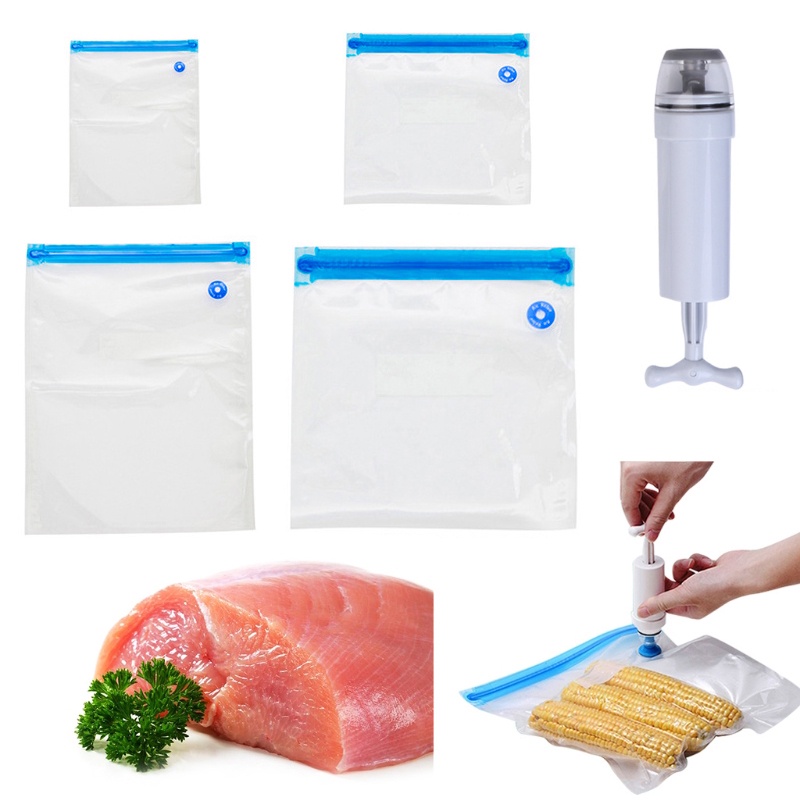 Túi Đựng Thực Phẩm Hút Chân Không Có Thể Tái Sử Dụng