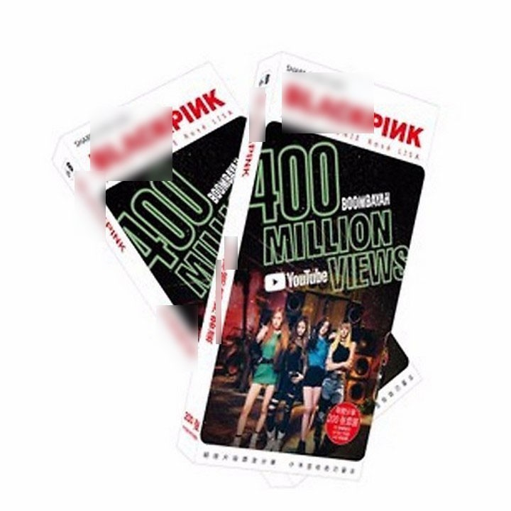 Postcard Blackpink Whistle hộp ảnh bộ ảnh có ảnh dán + lomo + postcard bưu thiếp