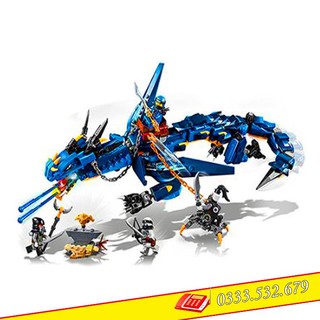 Bộ Lego Lắp Ráp Ninjago Siêu Rồng 4014/518 PCS(Chi Tiết). Xếp Hình Lego Đồ Chơi Trí Tuệ