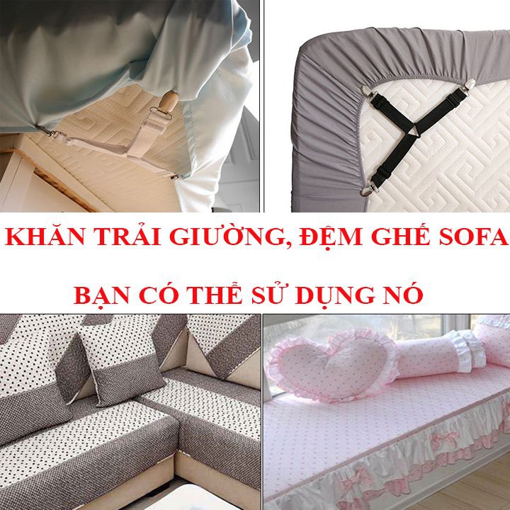 BỘ 4 KẸP GA GIƯỜNG CHỐNG XÊ DỊCH