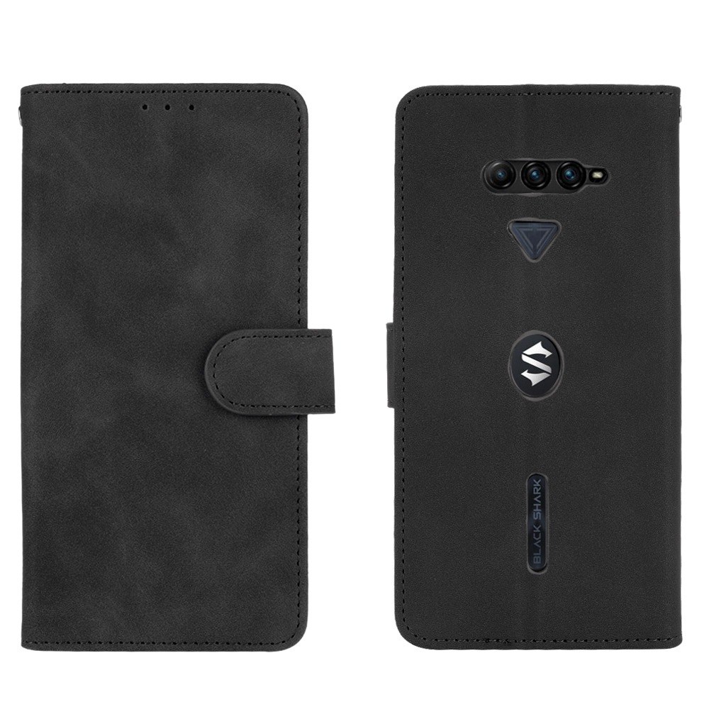 Bao da điện thoại PU TPU mềm có khóa từ tính nắp lật và ngăn đựng thẻ cho Xiaomi Black Shark 4 Pro