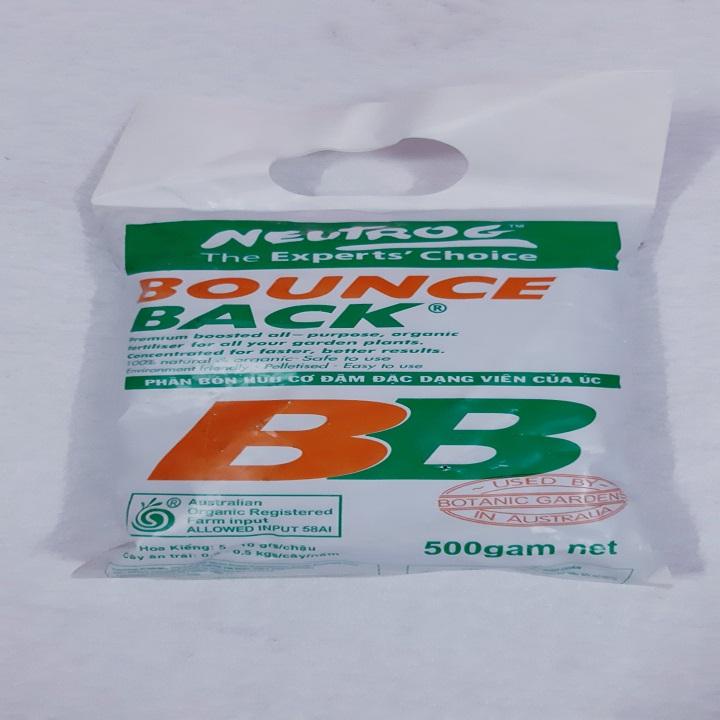 Túi 500g - Phân Hữu Cơ Đậm Đặc Cao Cấp Bounce Back Nhập khẩu Úc - Dạng viên nén, tan chậm