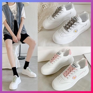 [INS HOT] [Hàng mới] Giày thể thao thêu hoa cúc nhí, 😍Phong cách Hàn Quốc sneakers siêu nhẹ 2017