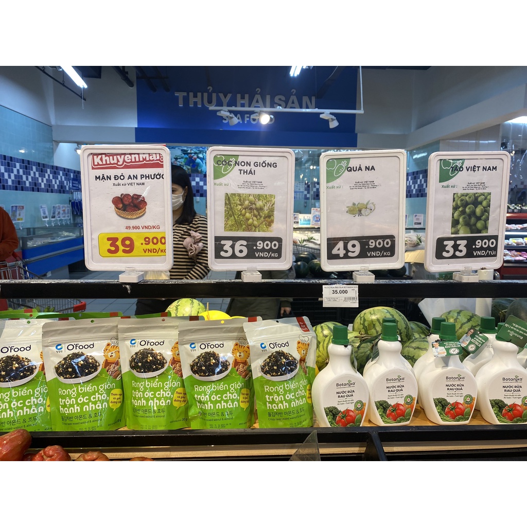 Khung bảng giá siêu thị, kích thước A3, A4, A5, A6, bảng giá siêu thị nhựa