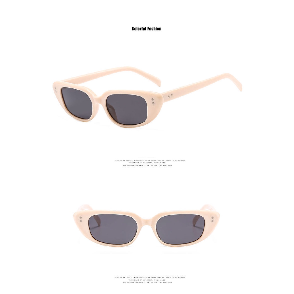 Kính mát mắt mèo bản nhỏ phong cách thời trang Tây phương dành cho nam và nữ