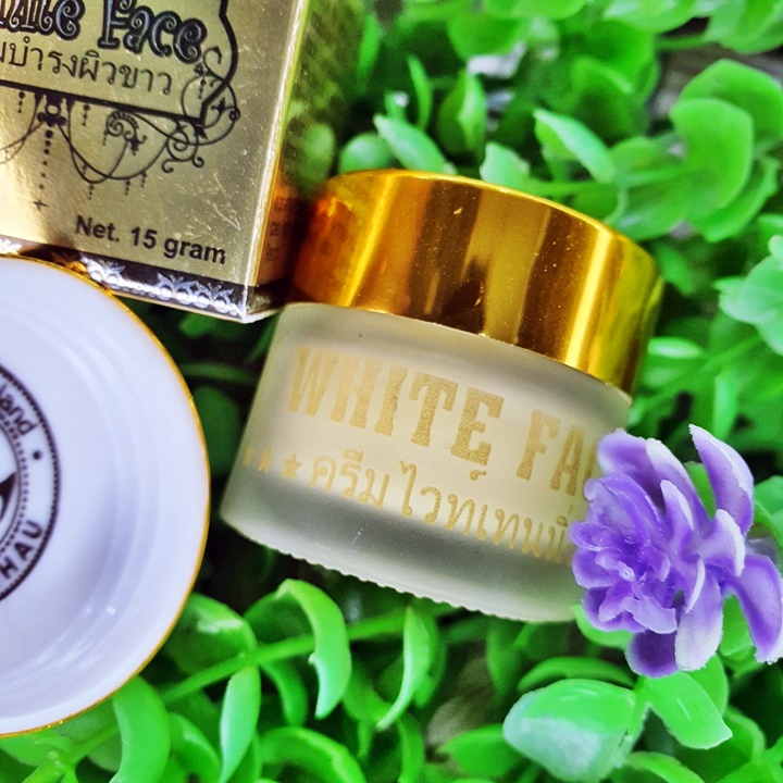Kem White Face Thái Lan Có Logo, Dòng Kem Vàng