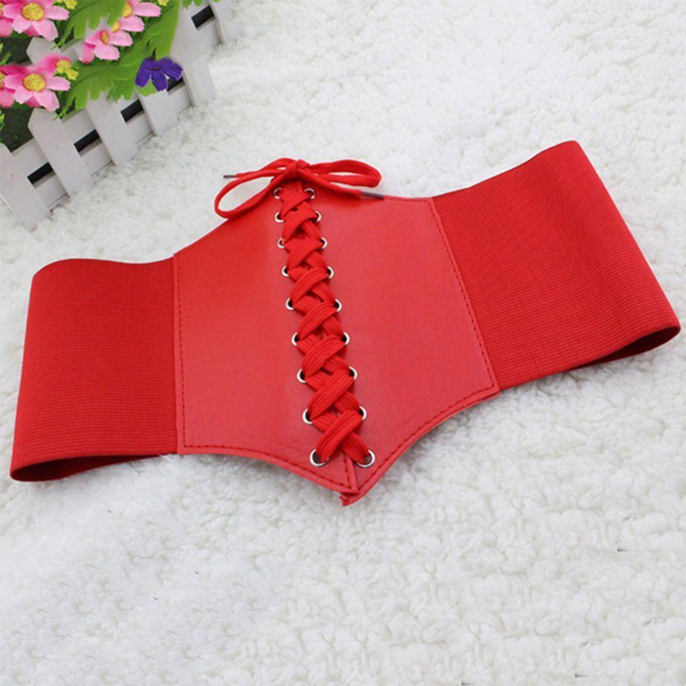 Thắt Lưng Ren Co Giãn Bản Rộng Thời Trang Cho Nữ