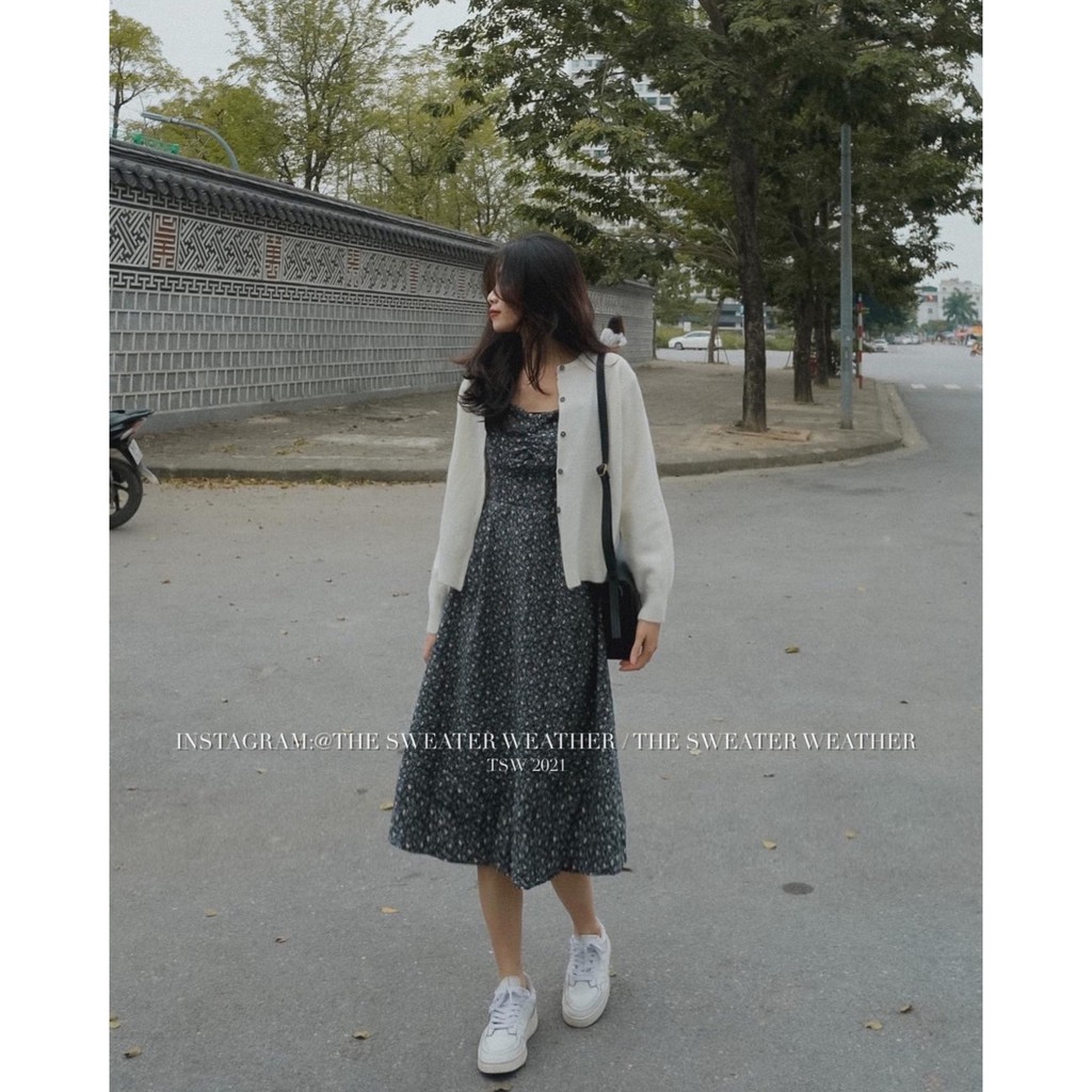[Mã 2611THTRANG100K hoàn 10% xu đơn 99K] (Ảnh thật) Áo khoác cardigan len cổ tròn viền dày dặn the.sweaterweather TSW | BigBuy360 - bigbuy360.vn