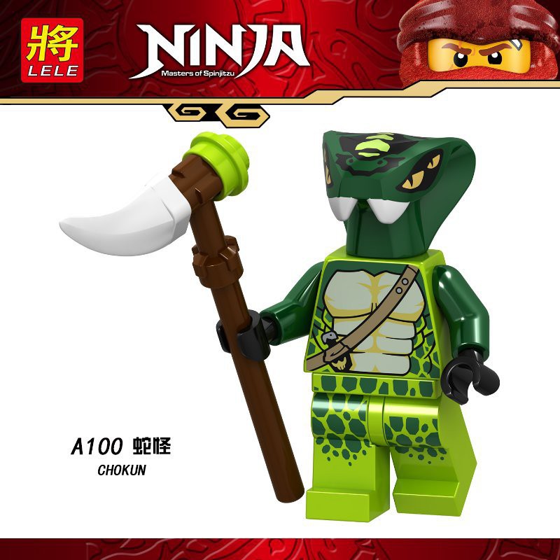 Minifigures Ninjago Các Nhân Vật Sự Phụ Wu Lloyd Nya Lele A098 A105