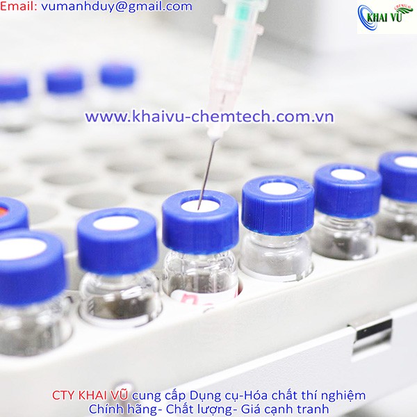 Combo 100 chai thủy tinh Vial Nâu - Trắng 2ml kèm Nắp vặn dùng đựng mẫu sắc ký HPLC hãng Membrane Solution Mỹ