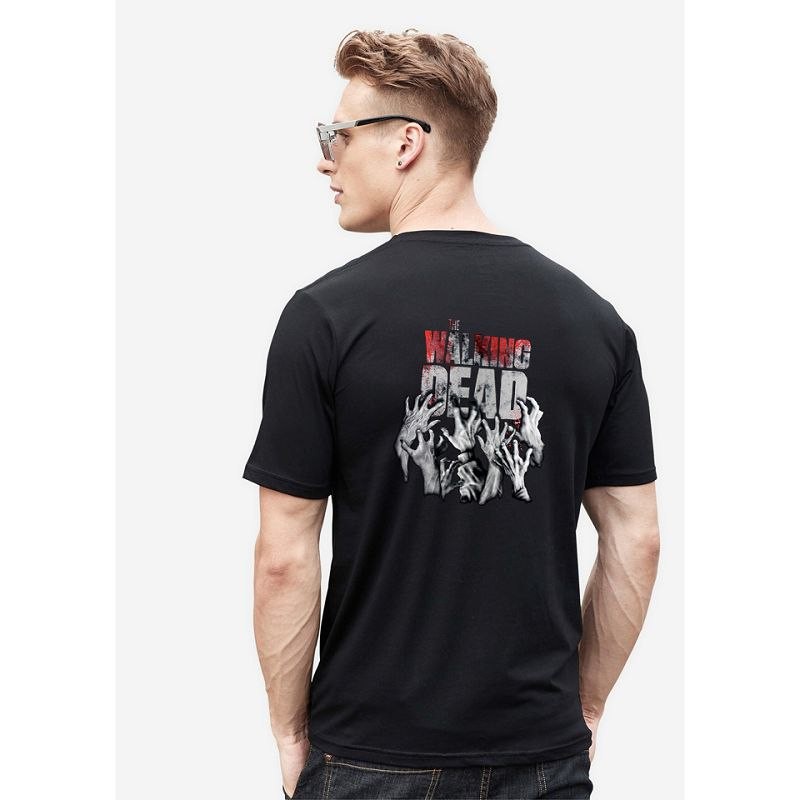 Áo thun cotton tay ngắn The Walking Dead dành cho nam và nữ