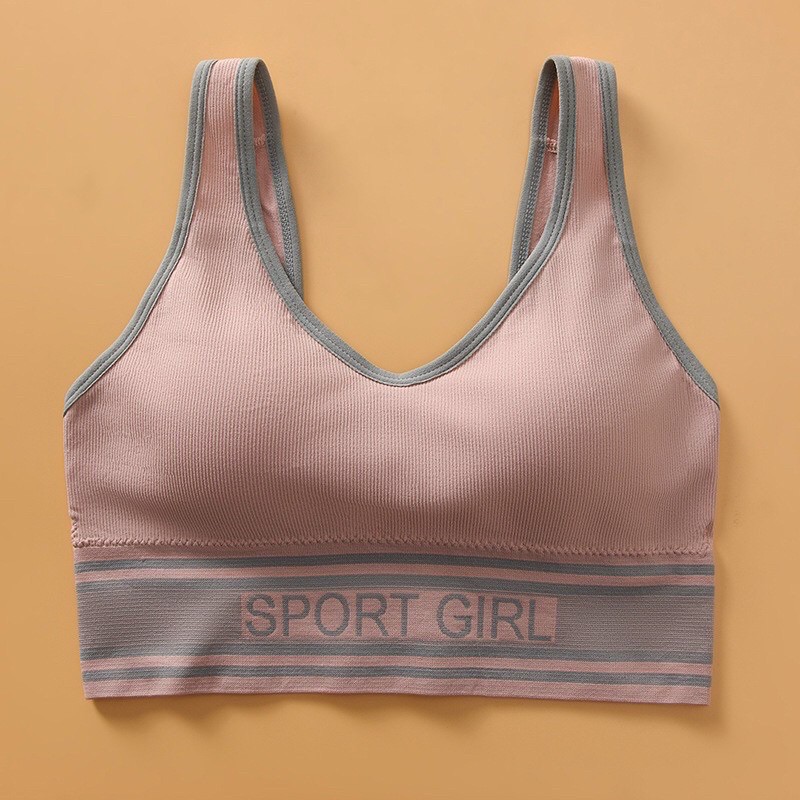 Áo bra tập gym , áo sport girl , sẵn mút