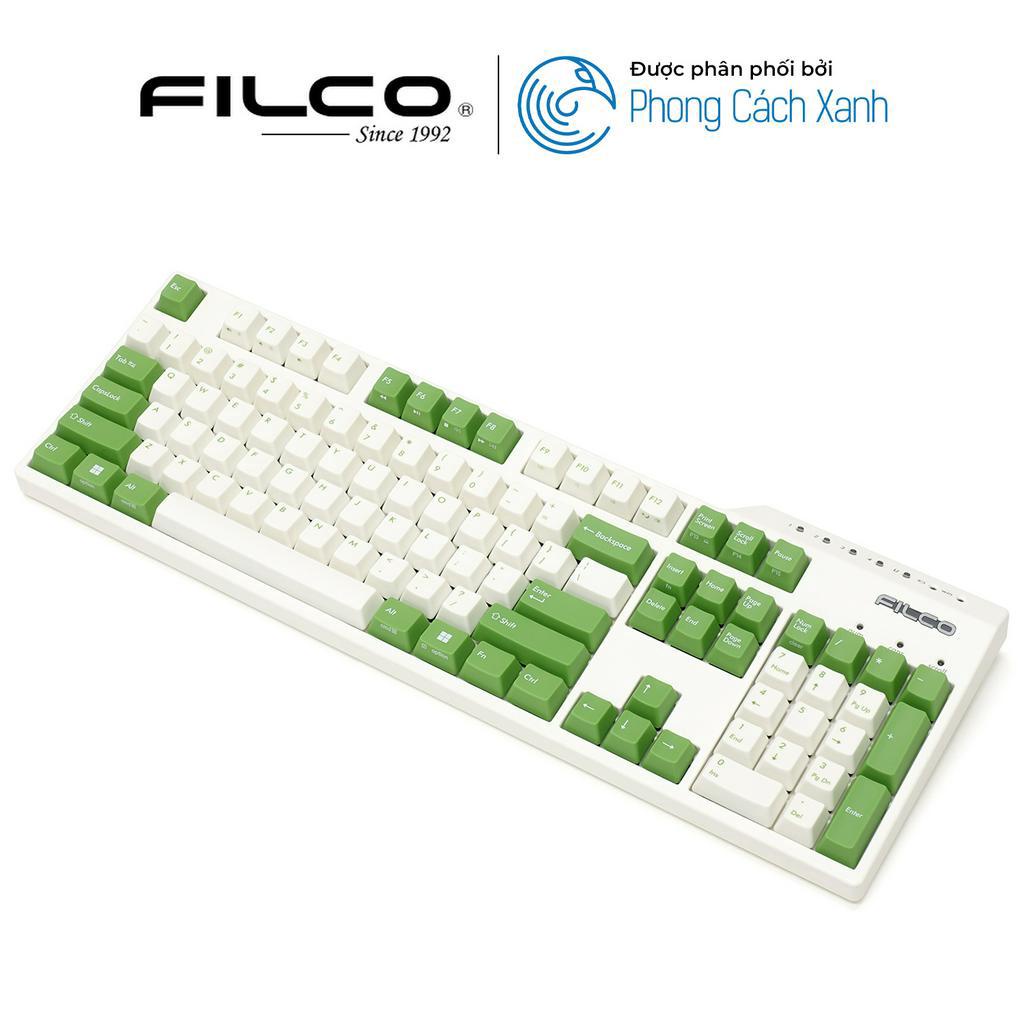 Bàn phím cơ Filco Majestouch Convertible 3 Matcha Fullsize/TKL - Hàng Chính Hãng