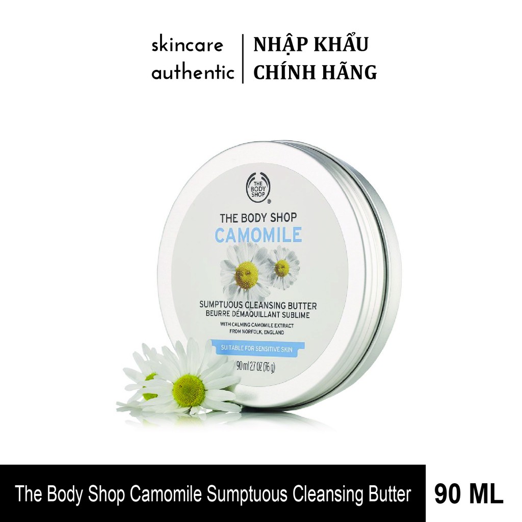 [AUTHENTIC 100%] Sáp tẩy trang Camomile Sumptuous Cleansing Butter The Body Shop 90g