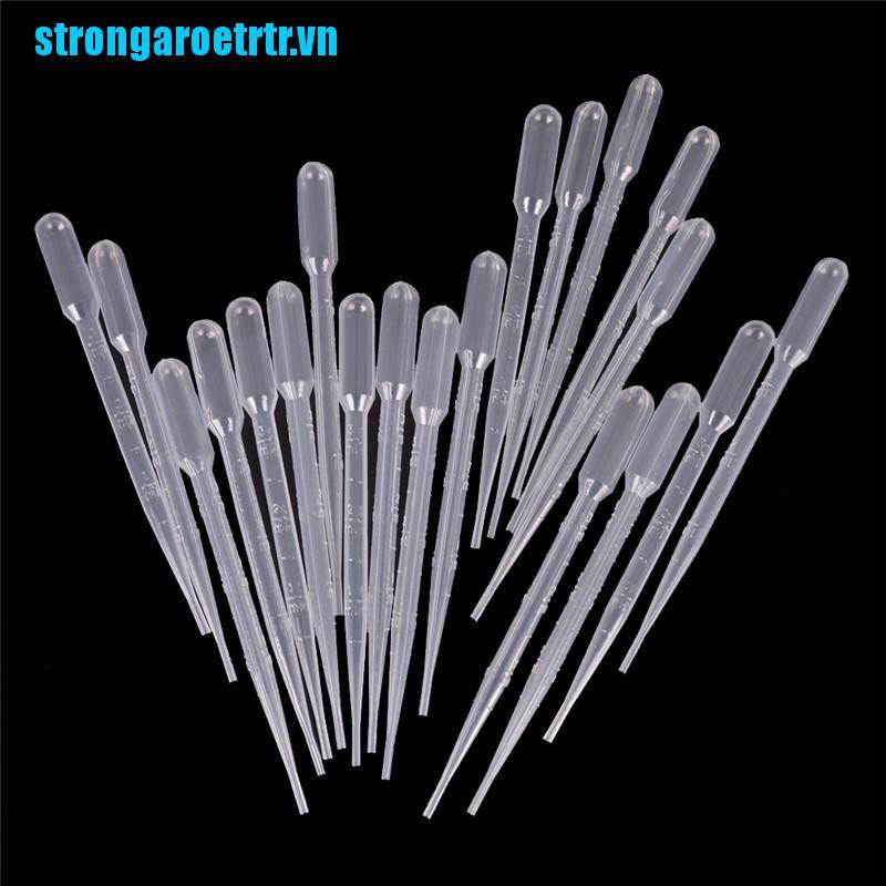 Bộ 20 Ống Nhỏ Giọt Bằng Nhựa 3ML Dùng Một Lần