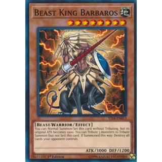 Beast King Barbaros-common-1st edition- bài yughioh chính hãng