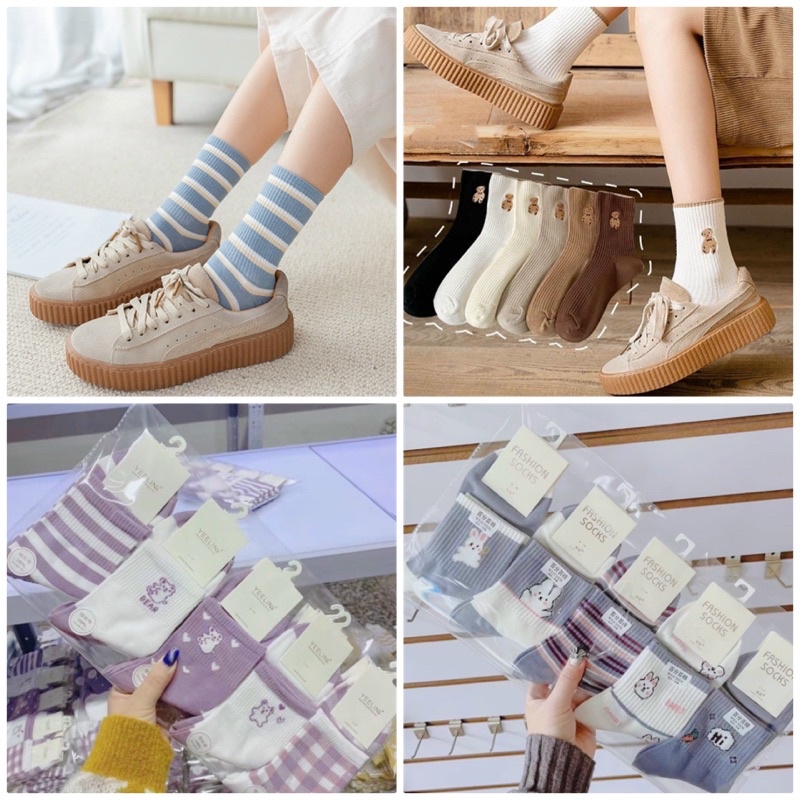 1 đôi tất cotton chất mịn xịn có móc treo 👍🏻