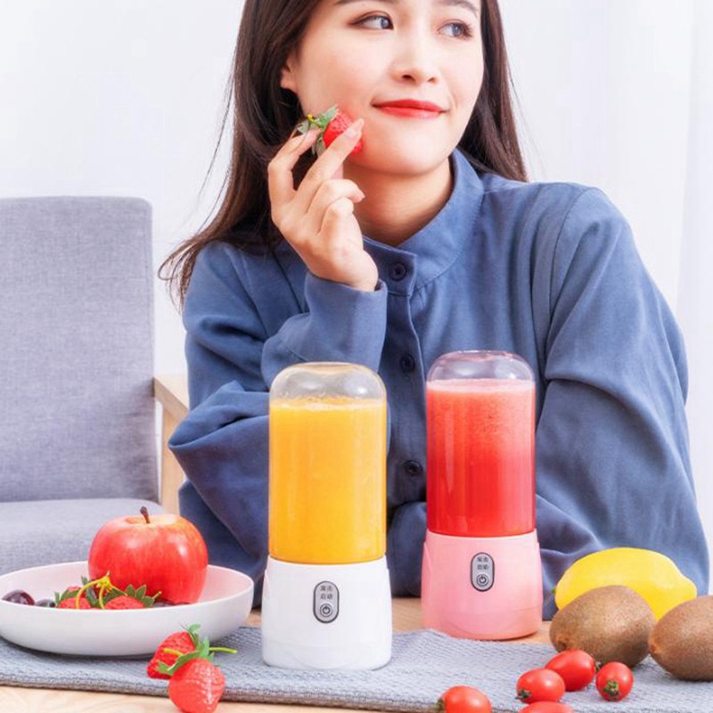 Máy Xay Sinh Tố Cầm Tay 6 Lưỡi Tiện Dụng