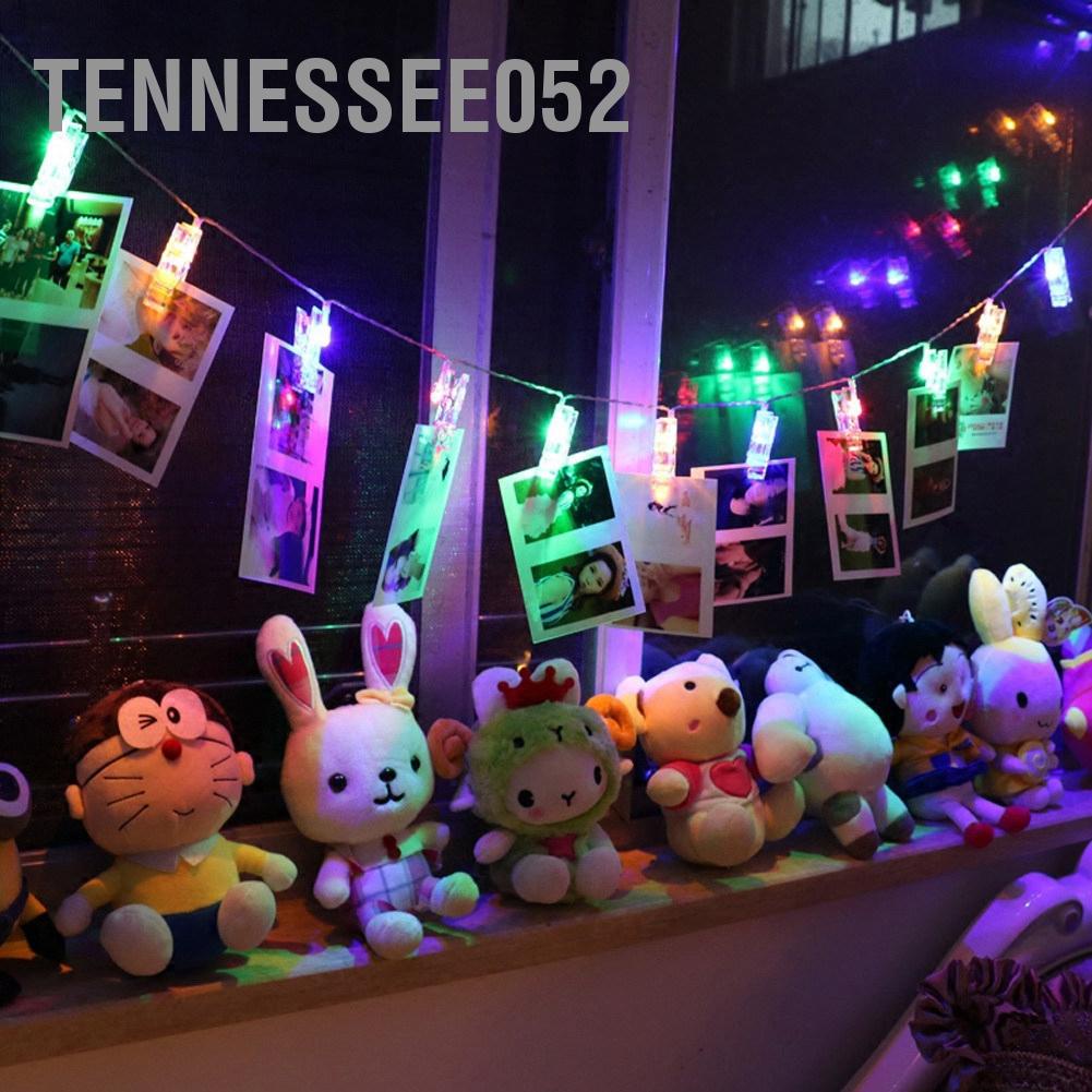 Tennessee052 Photo Clip LED Lamp Ornaments String Lights Party Festival Hanging Decoration Light